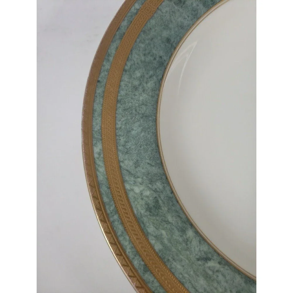 Oscar de la Renta Jade Florentine Soup Bowl Replacement L2360 Japan Fine Ivory